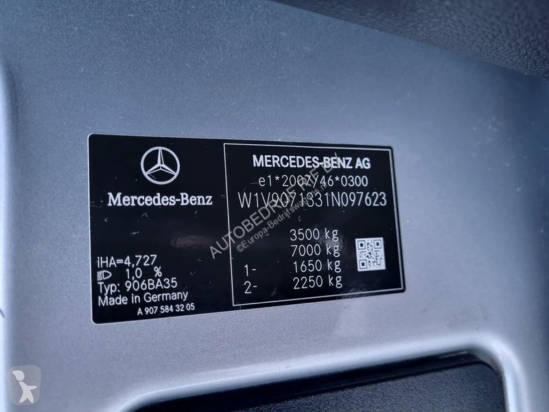 Nyttofordon Mercedes 316 CDI Open laadbak...