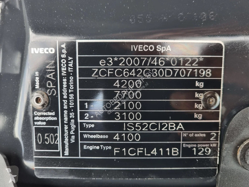Samochód dostawczy Iveco 40C18 3.0D Koffer GVW...