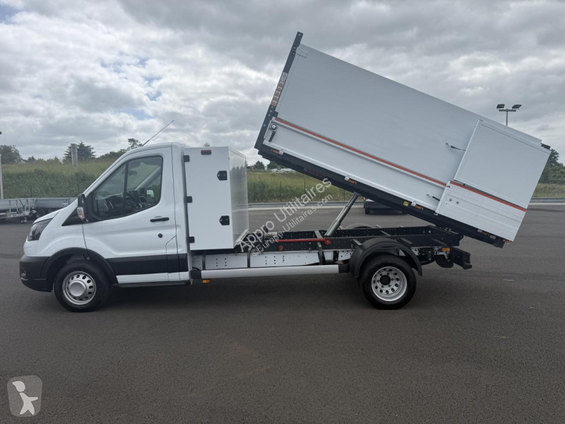 عربة نفعية Ford TRANSIT 165ch benne et coffre +...