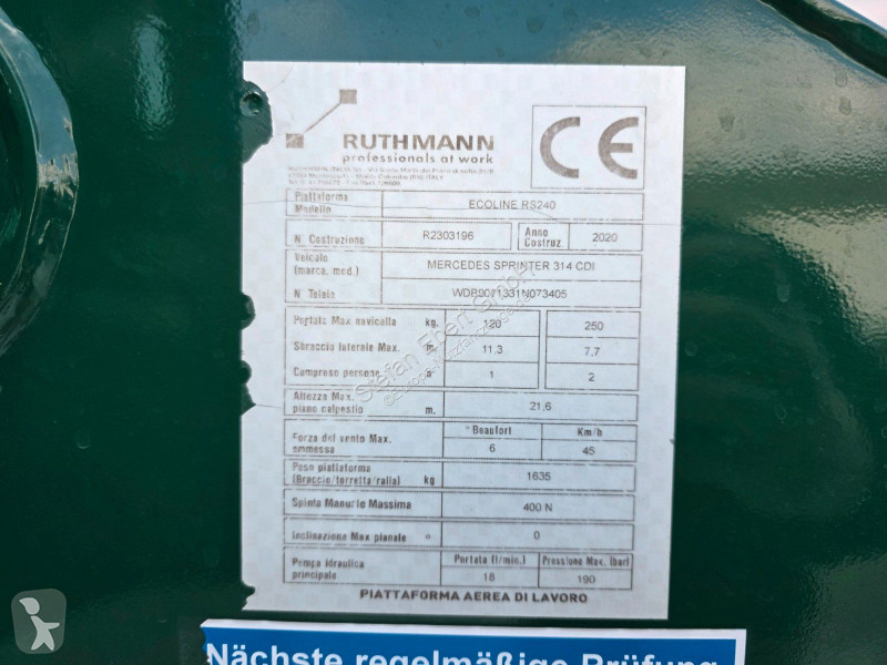 Véhicule utilitaire Mercedes 314 Hubsteiger