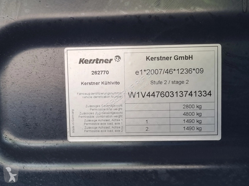 Furgoneta Mercedes 114 CDI Koelwagen Kerstner...