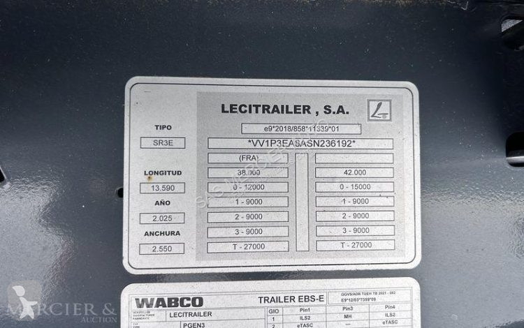 Furgoneta Lecitrailer semi remorque