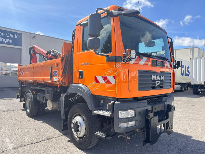 Camión MAN TGM  13.240 4x4BL Palfinger Kran 3 S...