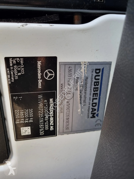 Nyttofordon Mercedes 319 CDI Chassis cabine DC...