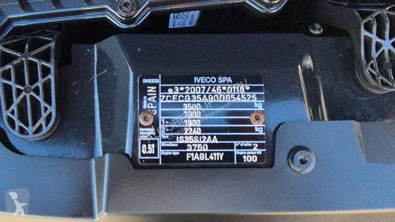 Véhicule utilitaire Iveco 35S14 Open laadbak...