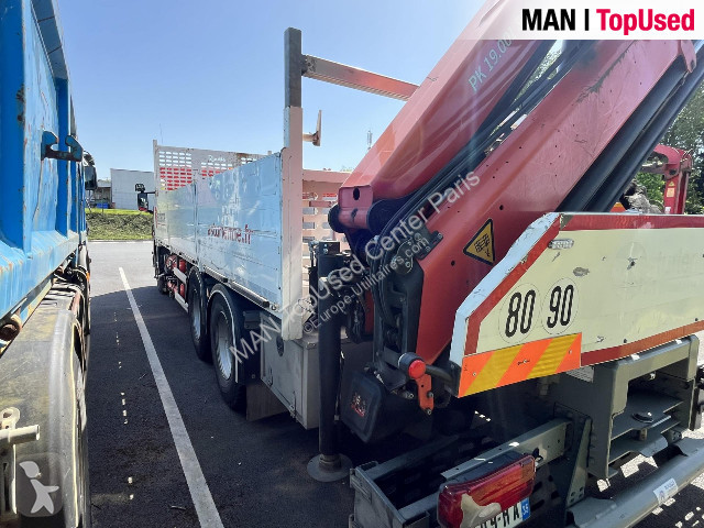 Scania Porteur SCANIA PLATEAU GRUE van