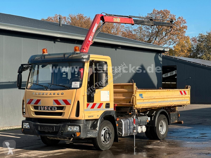 شاحنة Iveco EuroCargo 80E19 HMF Ladekran...