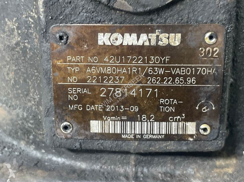 Nyttofordon Komatsu WA80-Rexroth...