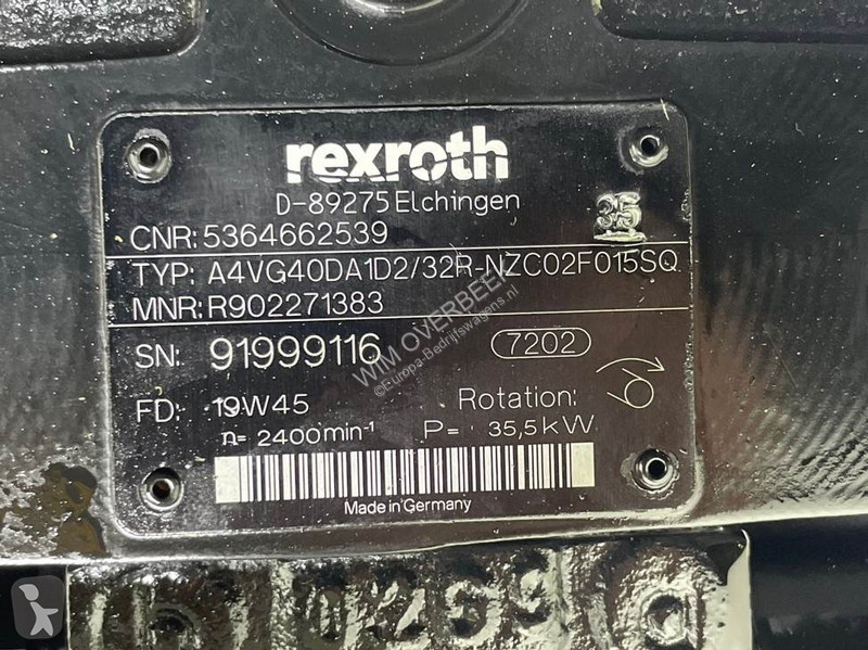 Nyttofordon Terex -Rexroth...