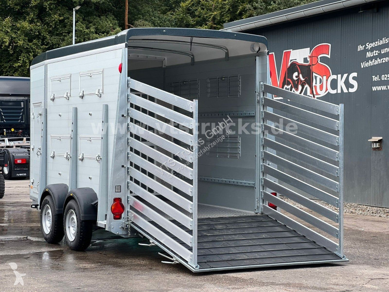 مقطورة Humbaur Viehanhänger HTV 35 ALU, *NEU*
