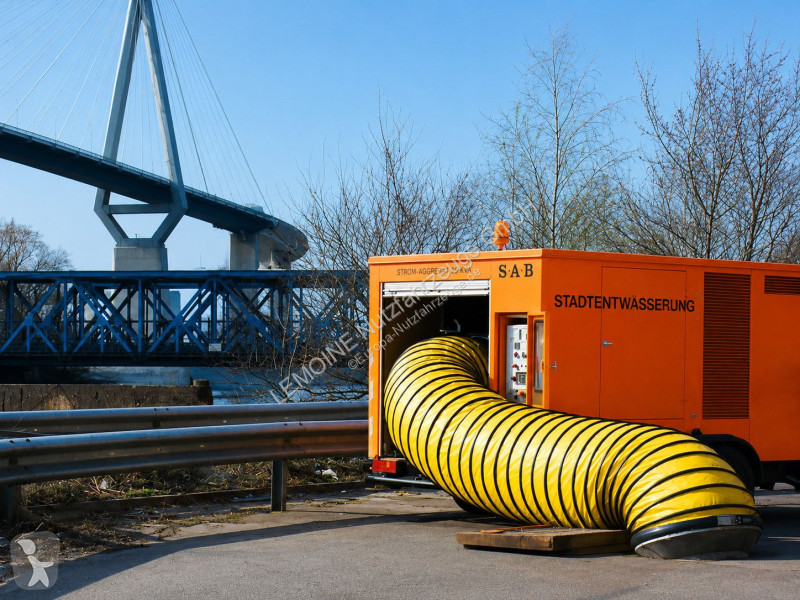 Mobiles STROM-Aggregat 27,5 kVA + Sielbelüfter...