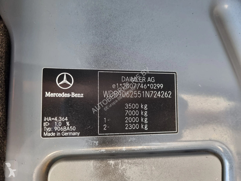 عربة نفعية Mercedes 516 CDI DC Open laadbak N1...