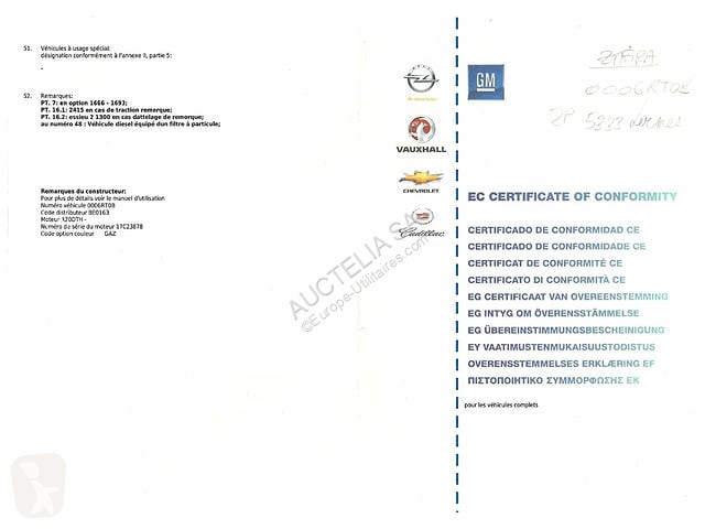 Véhicule utilitaire Opel
