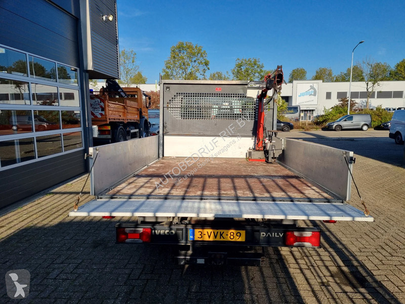 Iveco 35C13 Open laadbak Kraan 850kg Maxilift...