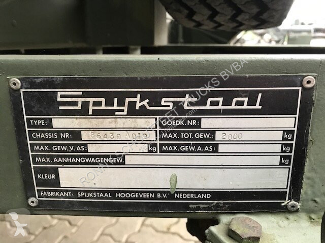 Nyttofordon  SPYKSTAAL Wassertank-Anhänger...