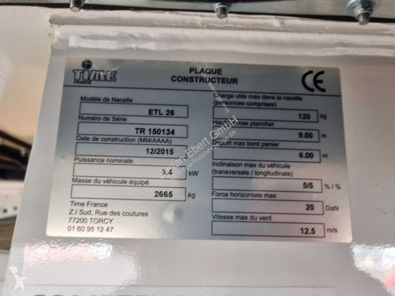 Autoutilitară Opel 2.3 CDTI / VERSALIFT ETL-26,...