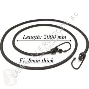 MAN TGM Revêtement EXPANDABLE CABLE Ø8 RUBBER TIGHTENING 2M pour camion Security (2008-2013)