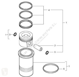 Запчасти для грузовика Renault Midlum Vérin hydraulique 7485126579 pour camion