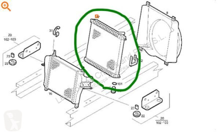 Radiatore raffreddamento motore Iveco
