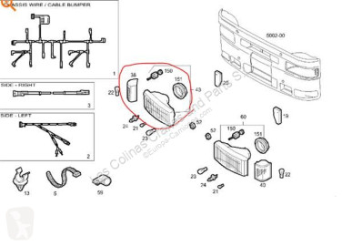 Iveco Cursor Phare 318055114 pour camion EuroTech (MH)