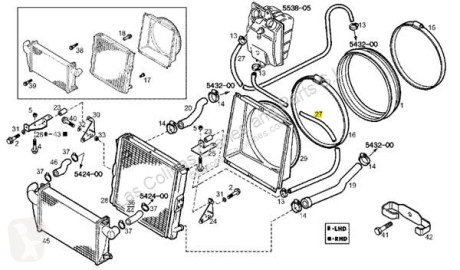 Radiatore raffreddamento motore Iveco