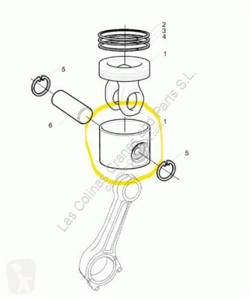 Pièces poids lourds Scania Vérin hydraulique 061 53 00 pour camion 144 C