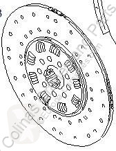 MAN L2000 Disque d'embrayage 5023565 pour camion 9.153-10.224 EuroI/II