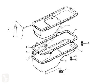 Renault Midliner Partie inférieure du carter moteur 5010258674 pour camion