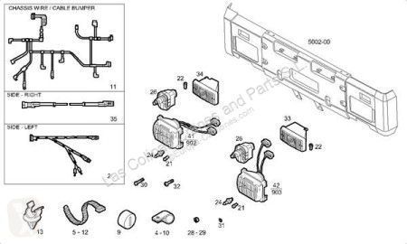 Iveco Cursor 9 Clignotant 98475086 pour camion EuroStar (MH)(1999->2003)