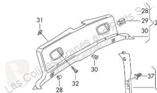 Volkswagen Autre pièce détachée pour cabine Guarnecido Porton Trasero Golf IV Variante (1J5) (1999->) 1J6867601FB41 pour automobile Golf IV Variant (1J5)(1999->)