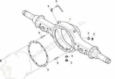 Repuestos para camiones Scania L Carter d'essieu 1733934 pour camion Serie P/G/R (-Clase)(2004->)