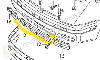 Volkswagen Calandre Grille de pare-chocs avant Golf IV Variant (1J5)(19) 1J0853677D pour automobile Golf IV Variant (1J5)(1999->)