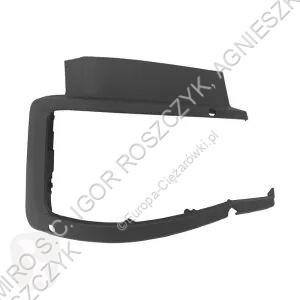 Scania P Revêtement XT (2017-) CADRE DE HARE DROIT (3 TROUS DE FIXATION DE ROTECTION) pour tracteur routier XT