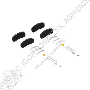SAF BRAKE PADS WVA 29126 SET