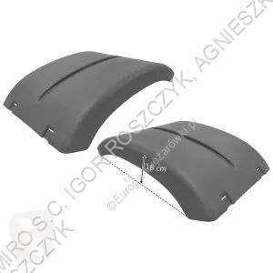 MAN TGA Bavette garde-boue PARTIE SUPÉRIEURE DE GARDE-BOUE TGX / / TGS (PLATE) pour tracteur routier TGX / / TGS