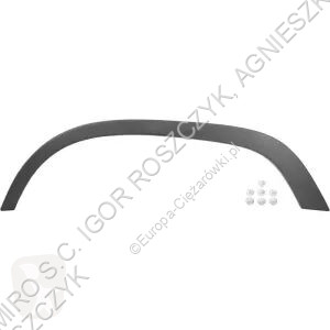 Volvo FH SUPPORT BUMPER CENTER 4 LH MUDGUARD EDGE pour tracteur routier 4 (from 2013)