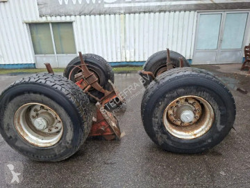 Fruehauf 2 Trailer Axles on Spring suspension , with 4 nice tyres