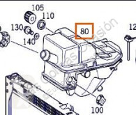 Pièces détachées PL Amortisseur de capot Compresor Aire Acond pour camion MERCEDES-BENZ ACTROS 2535 L occasion