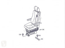 Siège Asiento Delantero Izquierdo pour camion MERCEDES-BENZ ACTROS 2535 L kabina / Karoseria używany