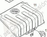 Batterie MAN TGA Boîtier de batterie Tapa Baterias pour tracteur routier 18.480