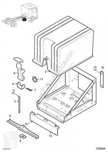 Batteria DAF Boîtier de batterie pour camion Serie LF55.XXX desde 06 Fg 4x2