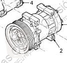 Repuestos para camiones DAF Compresseur de climatisation Acond pour tracteur routier XF 105 FA 105.460 usado