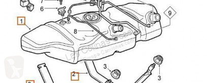 Fuel tank Réservoir de carburant pour automobile Saab 9-3 Berlina (2003->) 2002