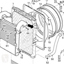 Części zamienne do pojazdów ciężarowych DAF Radiateur de refroidissement du moteur pour tracteur routier XF 105 FA 105.510 używana