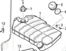 DAF Réservoir d'expansion pour tracteur routier XF 105 FA 105.510 refroidissement occasion