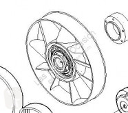 Repuestos para camiones Iveco Stralis Ventilateur de refroidissement pour camion AD 260S31, AT 260S31 usado