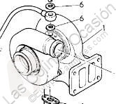 Peças pesados Renault Premium Turbocompresseur de moteur pour camion Route 300.18 usado