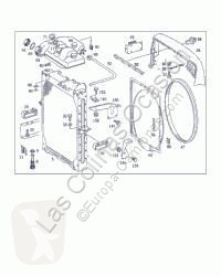 Repuestos para camiones sistema de refrigeración DAF Refroidisseur intermédiaire pour camion CF 75.250-360 E III FGFE CF 75.310