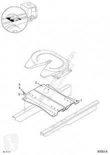 Peças pesados engate do semi reboque DAF Sellette d'attelage pour tracteur routier Serie XF105.XXX
