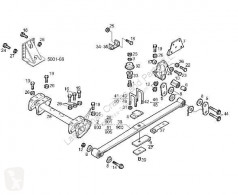 Molas de lâminas Iveco Stralis Ressort à lames Ballesta Eje Delantero Derecho AS 440S48 pour tracteur routier AS 440S48